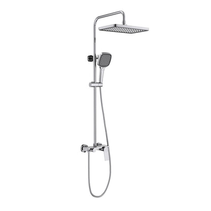 Aquavit Flow chrome solid brass three-outlet wall-mounted shower column AT286301