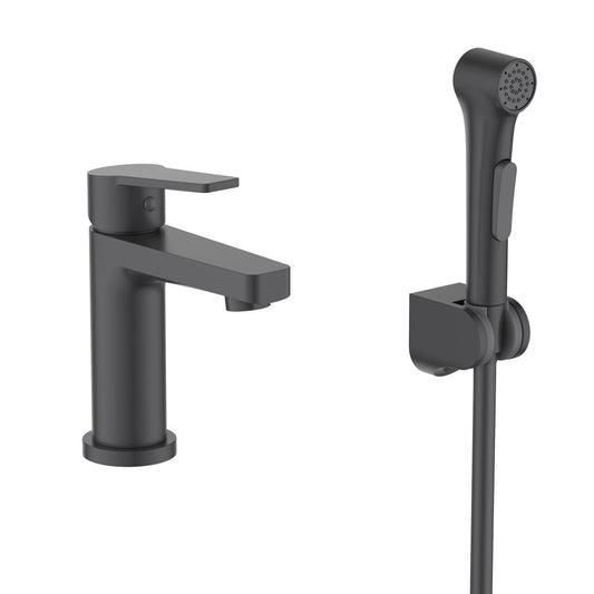 Aquavit Sense Basin mixer with ABS hand bidet spray AT421101