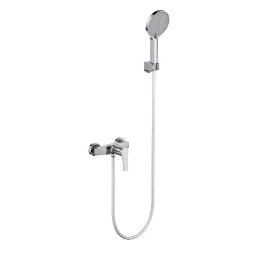 Aquavit Sense chrome solid brass wall-mounted shower mixer set AT422101