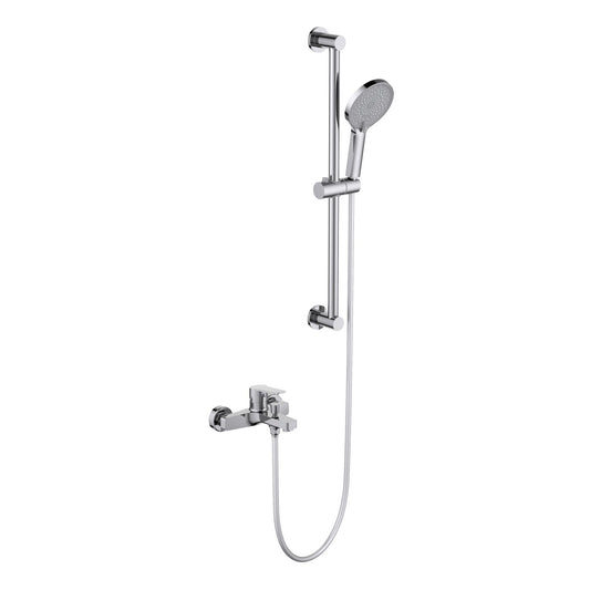 Aquavit Sense chrome wall-mounted bath shower mixer set AT422201