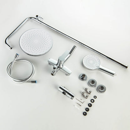 Aquavit Sense AT426100 chrome shower column complete component set