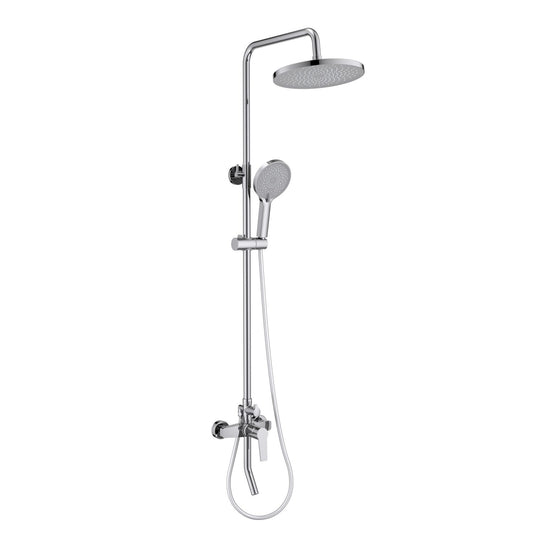 Aquavit Sense chrome solid brass three-outlet shower column AT426100