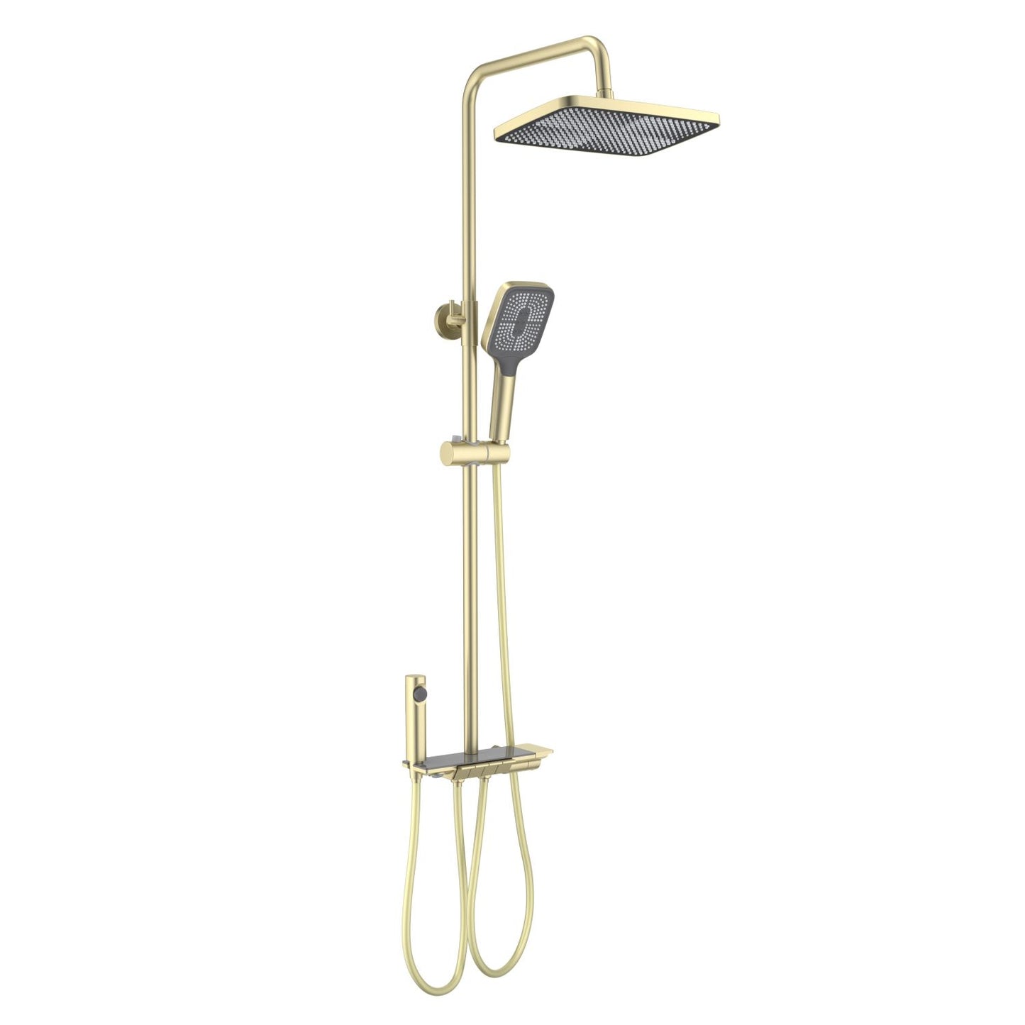 Aquavit Sense brushed gold Spot free four-outlet shower column AT426200