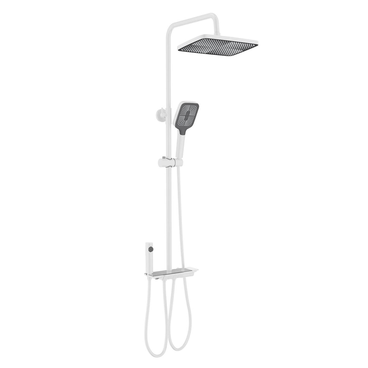 Aquavit Sense Matte White four-outlet shower column AT426200