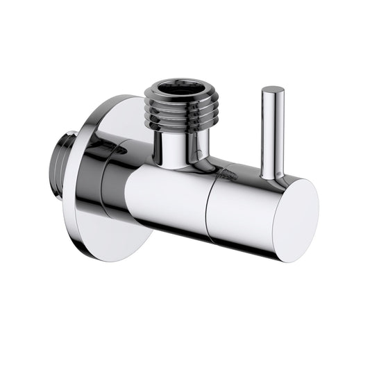 AV03 chrome brass quarter-turn angle stop valve