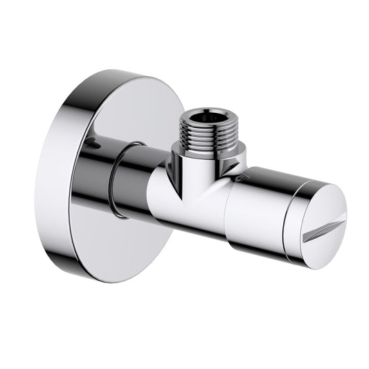 AV05 chrome European-style G1/2 x G3/8 angle valve