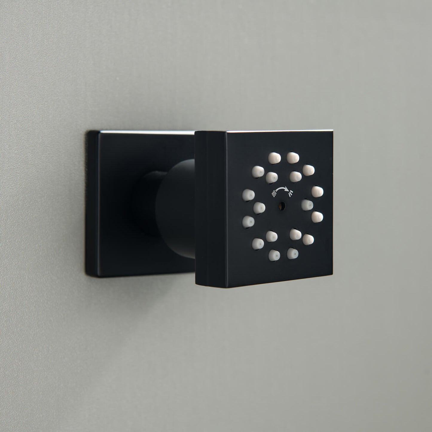 BJ07 matte brass two-function body jet in details