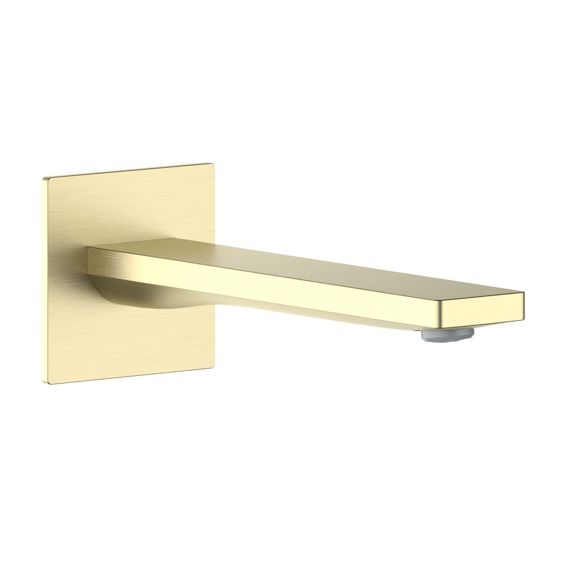 Aquavit Knox brushed gold wall-mounted solid brass bath spout BS0501