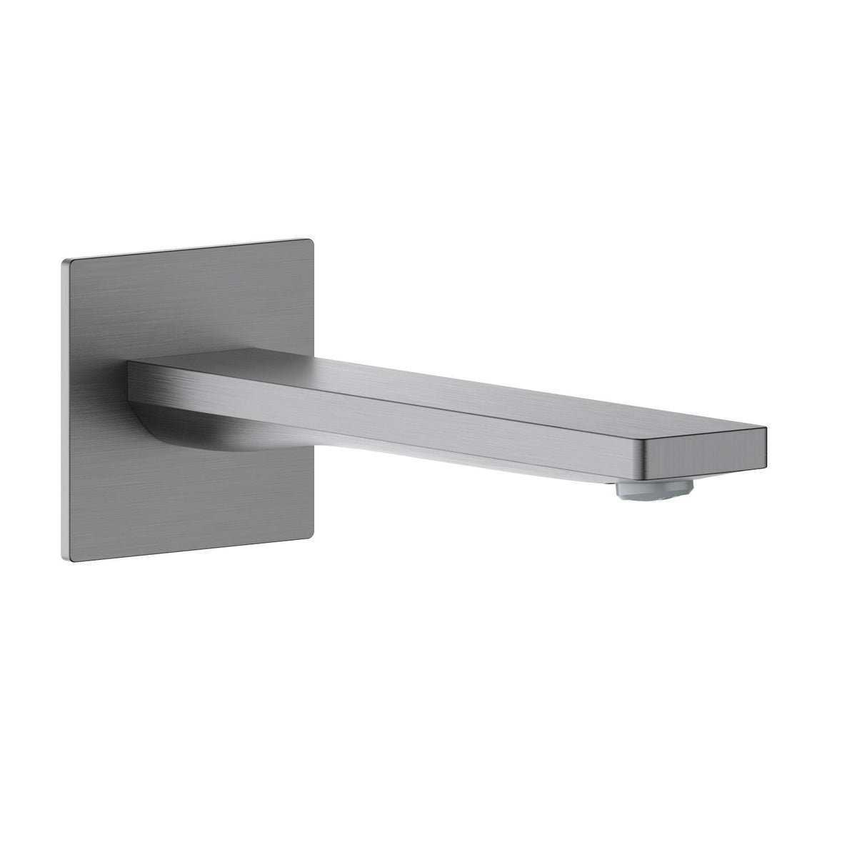 Aquavit Knox brushed gunmetal wall-mounted solid brass bath spout BS0501