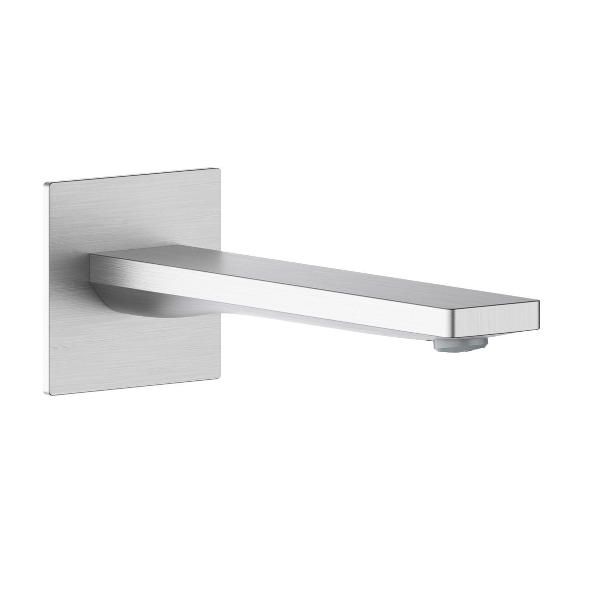 Aquavit Knox brushed nickel wall-mounted solid brass bath spout BS0501