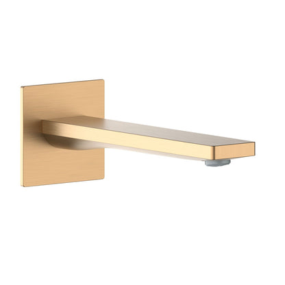 Aquavit Knox brushed rose gold wall-mounted solid brass bath spout BS0501