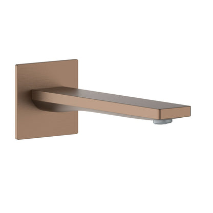 Aquavit Knox brushed bronze wall-mounted solid brass bath spout BS0501