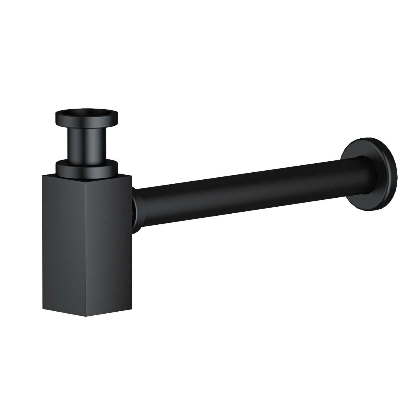Contemporary Square P Trap 1-1/4" x 1-1/4" Bottle Trap BT0002