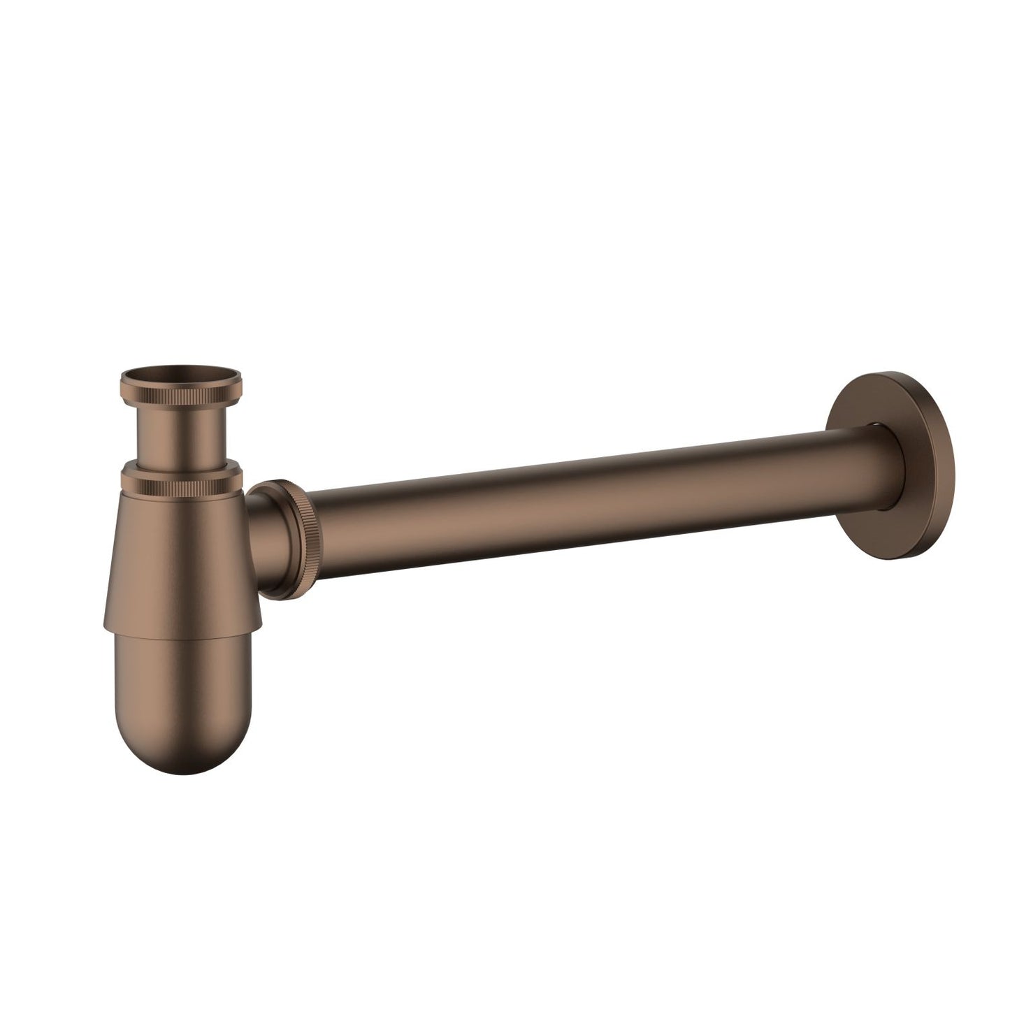 BT0003 brushedbronze brass 1-1/4-inch round bottle trap