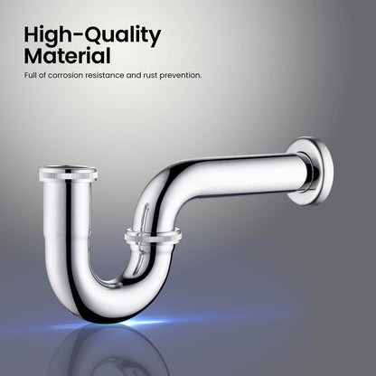 Aquavit Bathroom Sink Bottle P Trap Stainless steel Construction BT0006