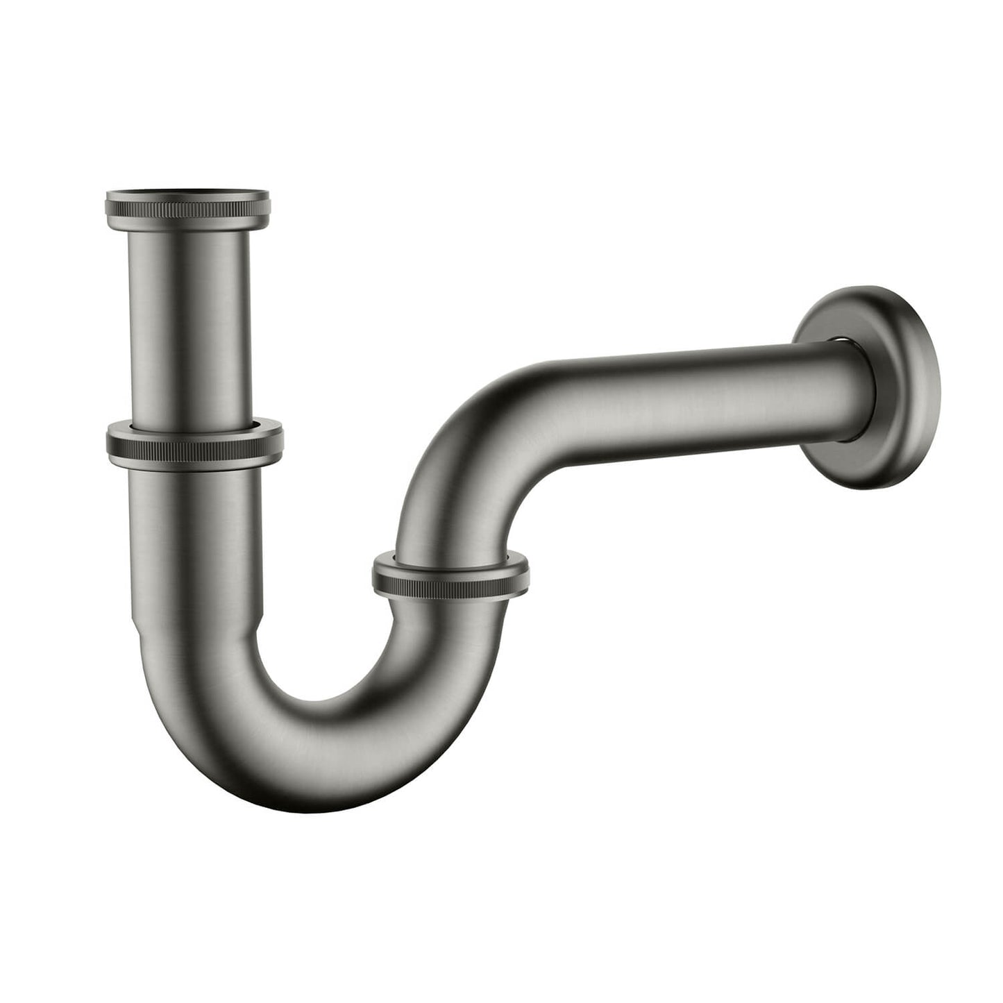 Aquavit Lavatory Sink Waste Drain P trap Stainless Steel with BT0007