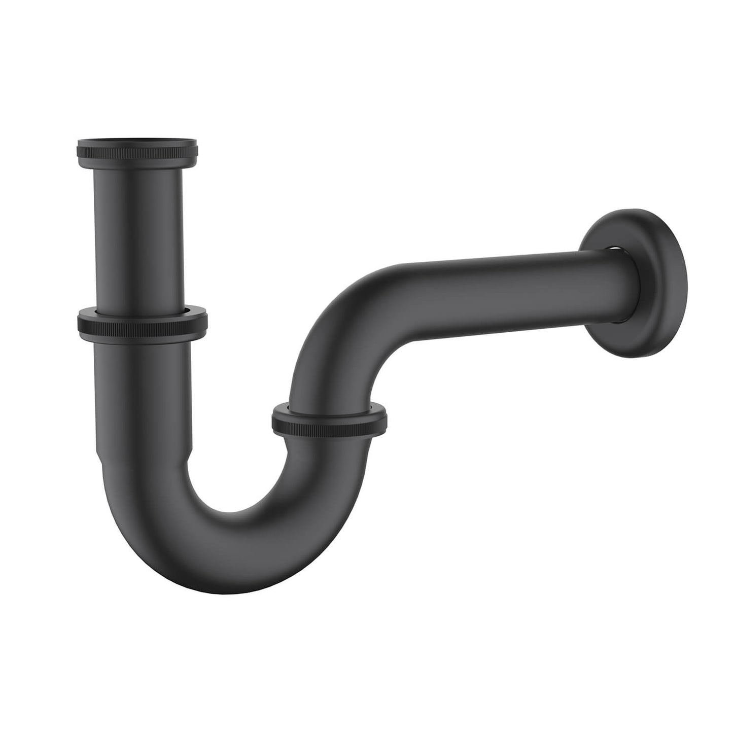Aquavit Lavatory Sink Waste Drain P trap Stainless Steel with BT0007
