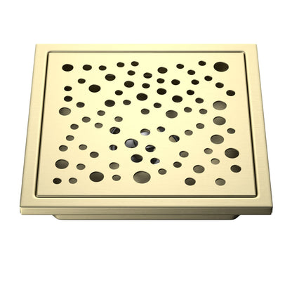 Aquavit Square Shower Drain – 4" & 6" SUS304 Stainless Steel CDC03