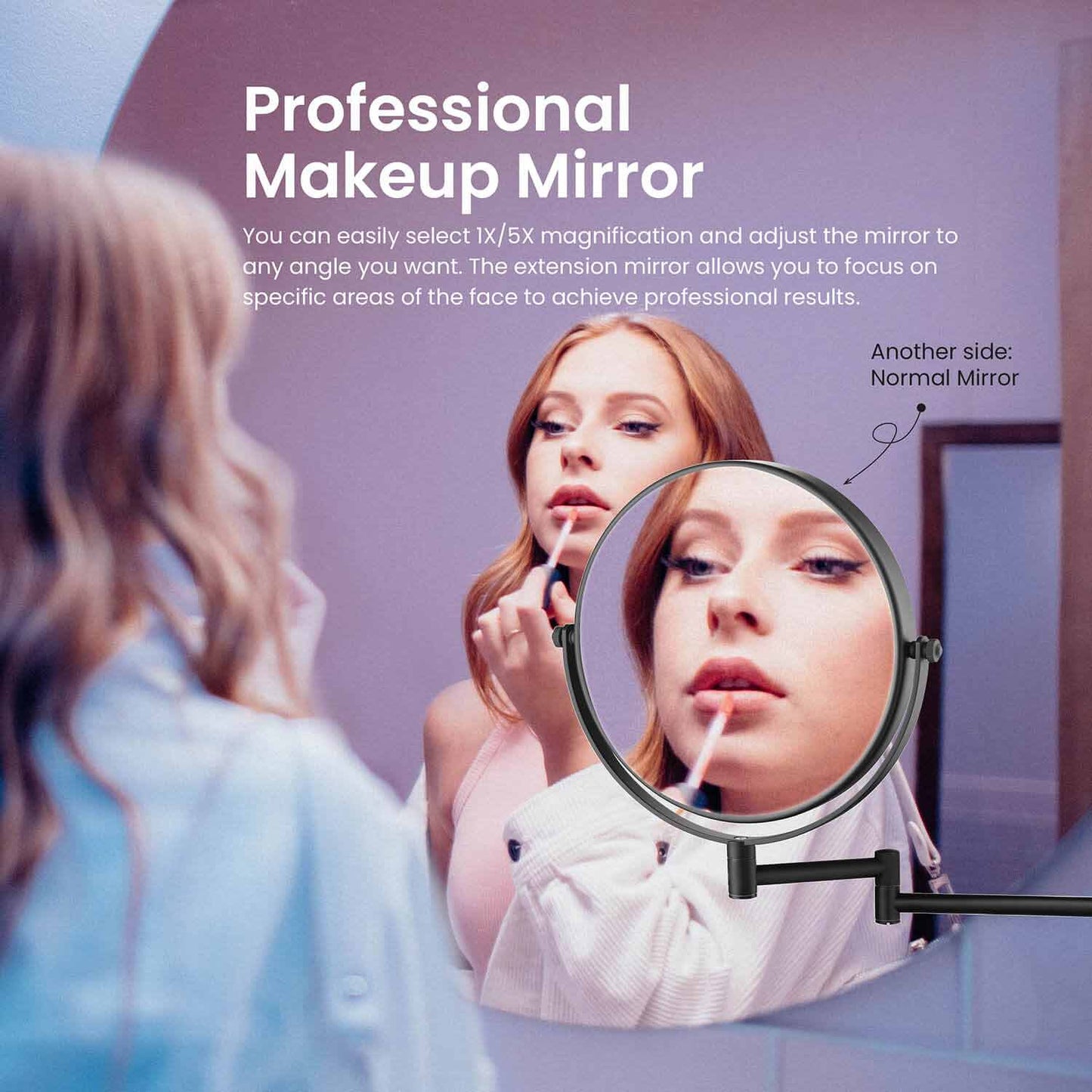 5X Zoom Professional Makeup Mirror CM011500