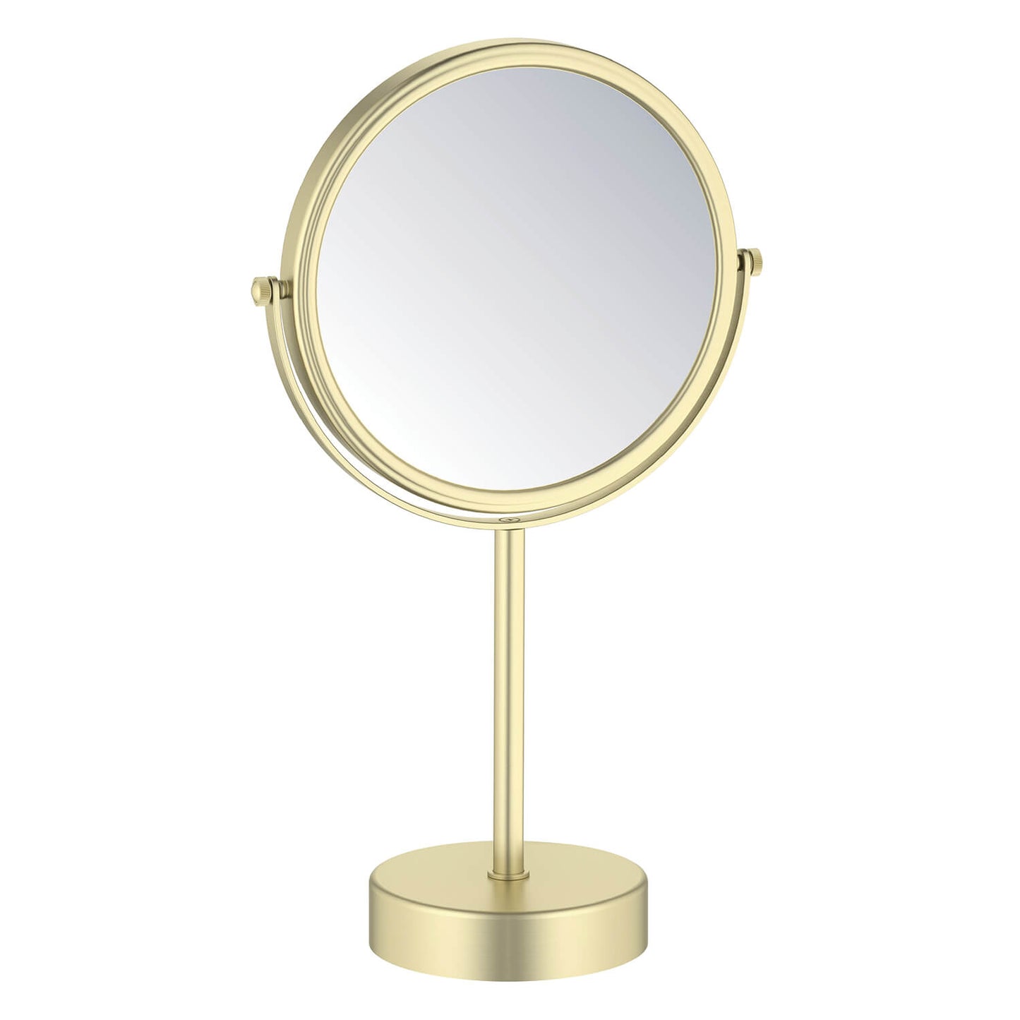 Dual-Sided Magnification Brass Beauty Mirror CM04