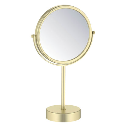 Dual-Sided Magnification Brass Beauty Mirror CM04