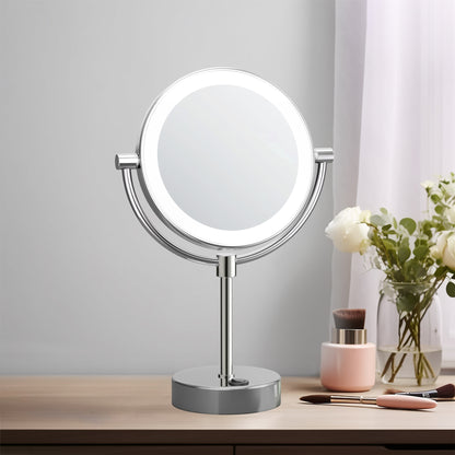 Free Standing 5X Magnifying LED Vanity Mirror CM06