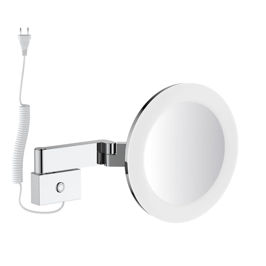 Aquavit Wall Mounted With Swivel Arm LED Mirror CM080501