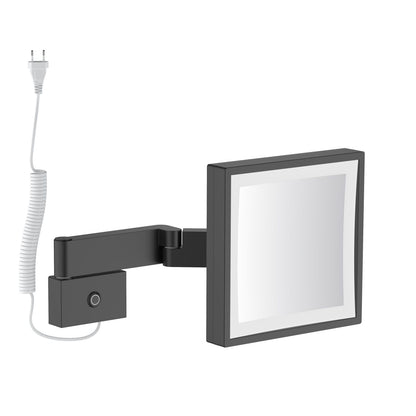 Aquavit Luxury LED Square One Side Makeup Mirror CM090501