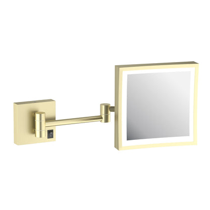Brass And Zinc Concealed Wall Mount LED cosmetic mirror CM130300
