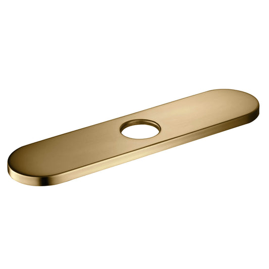 10" Stainless Steel Deck Plate FC1001 – Universal 8" Hole Cover