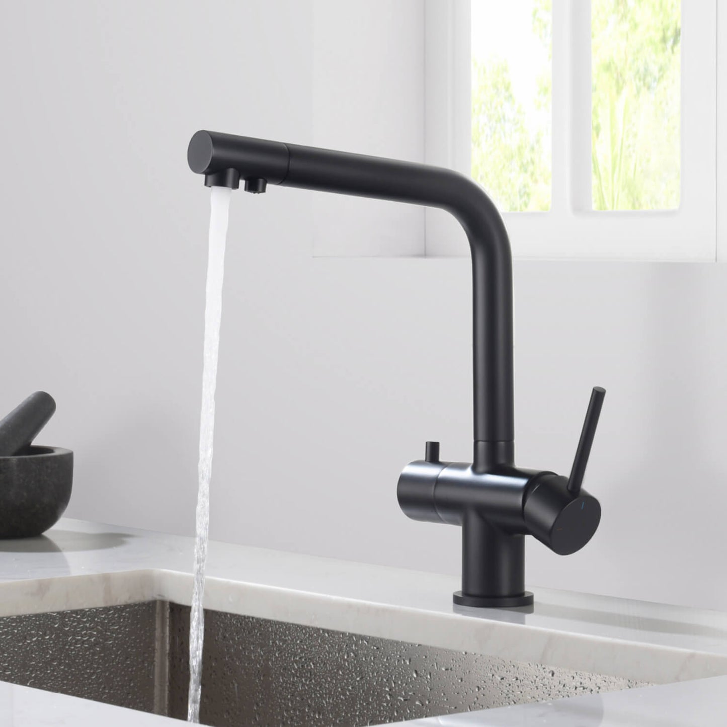 Aquavit Arena Series 3-in-1 Water Filter Kitchen Faucet FF10021
