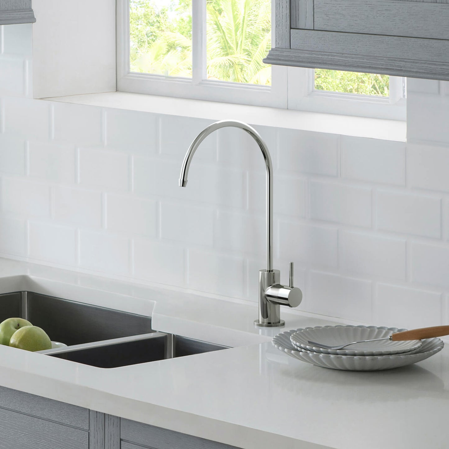 Knurled Handle Lead-Free Brass Water Filtration Faucet FF1023