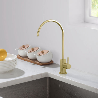 Lead-Free Brass Water Filtration Faucet with SUS304 Water Spout FF1024