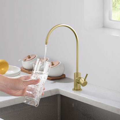 Lead-Free Brass Water Filtration Faucet with SUS304 Water Spout FF1024