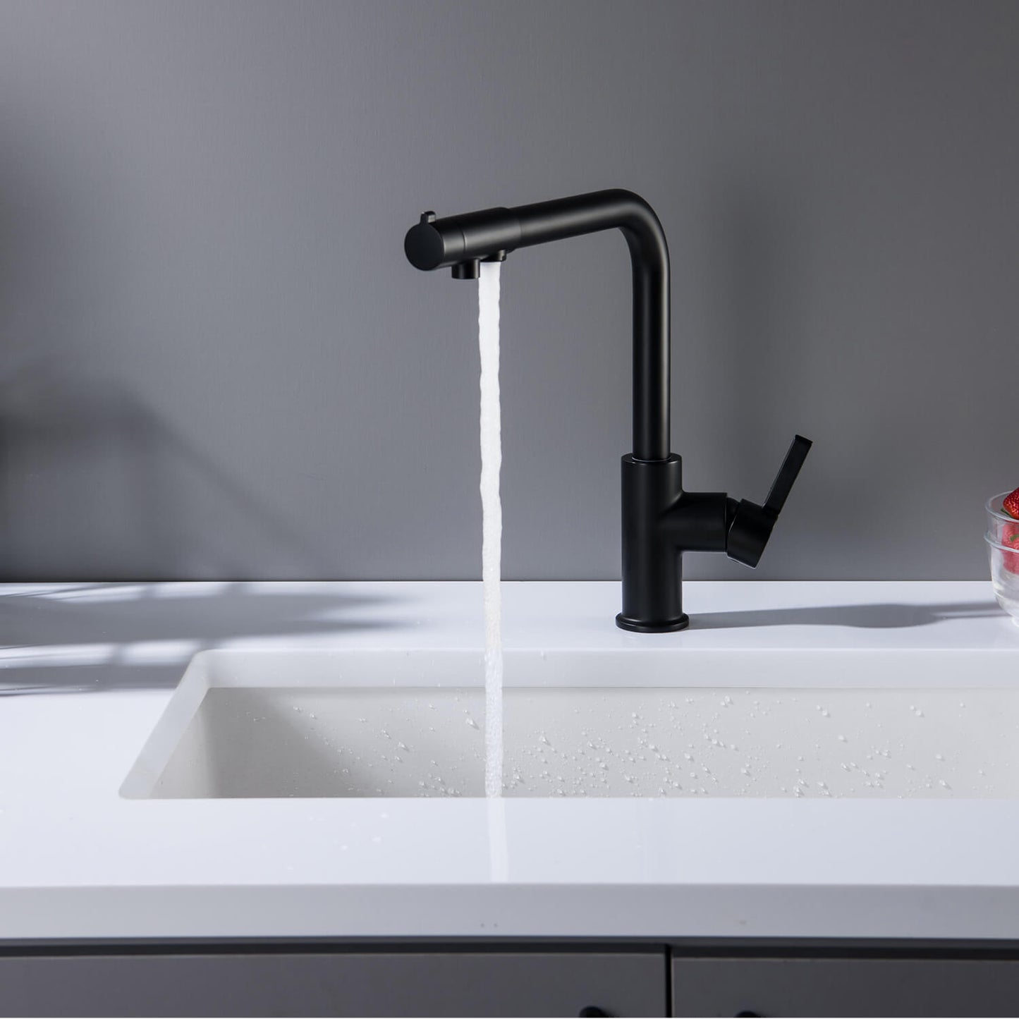 Solid Brass Kitchen Mixer with Water Filter FF1111