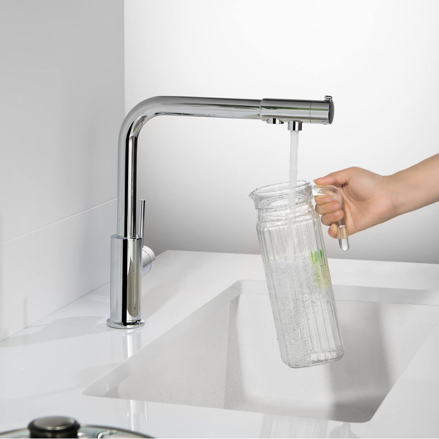Stylish Brass Water filter Kitchen Mixer with 360° Swivel Spout FF1112