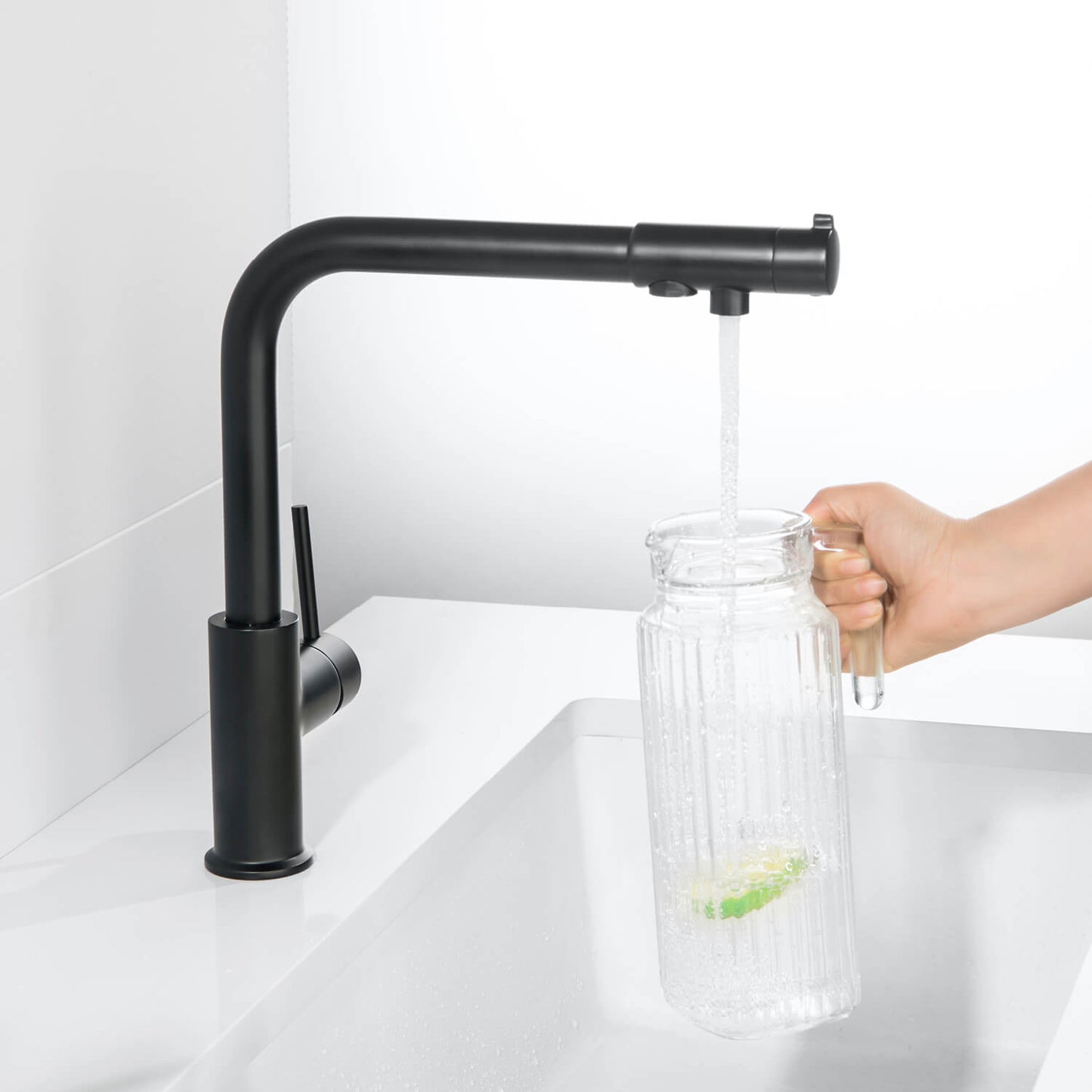 Stylish Brass Water filter Kitchen Mixer with 360° Swivel Spout FF1112