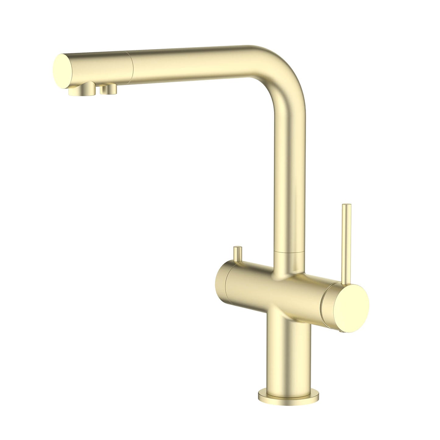 Aquavit Cylin Two-Function Kitchen Faucet with Built-In Filtration Handle FF15001