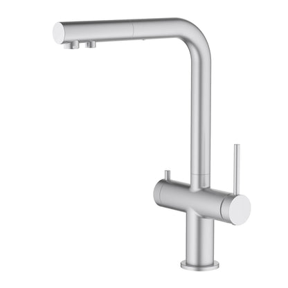 Aquavit Single-Hole Dual Handle Pull-Out Spout with Water Filtering FF15101