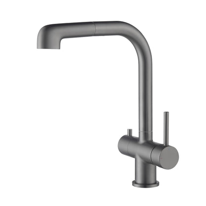 Solid Lead-Free Brass Pull-Out Kitchen Faucet with water filter FF2011