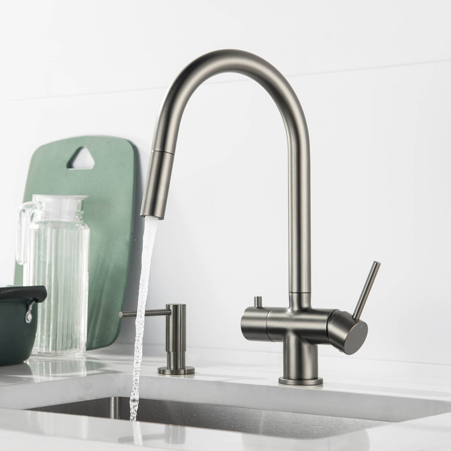 Premium Pull-Down Kitchen Faucet with Drinking Water Function FF2013