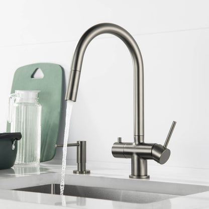 Premium Pull-Down Kitchen Faucet with Drinking Water Function FF2013