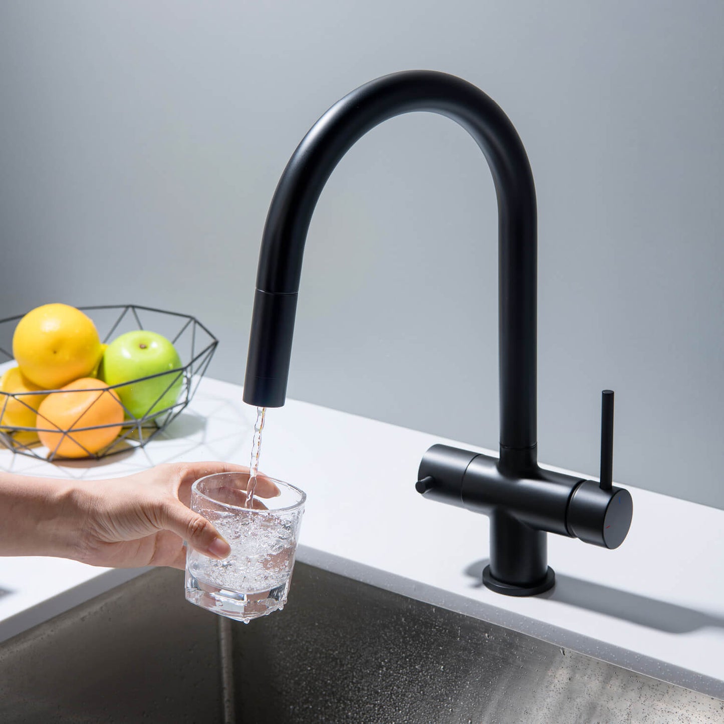 Premium Pull-Down Kitchen Faucet with Drinking Water Function FF2013