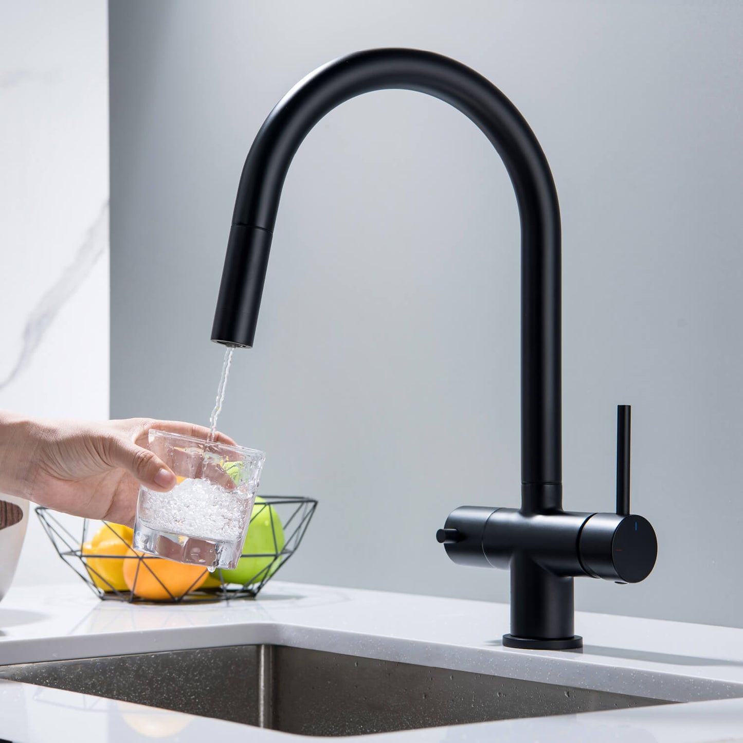 Premium Pull-Down Kitchen Faucet with Drinking Water Function FF2013