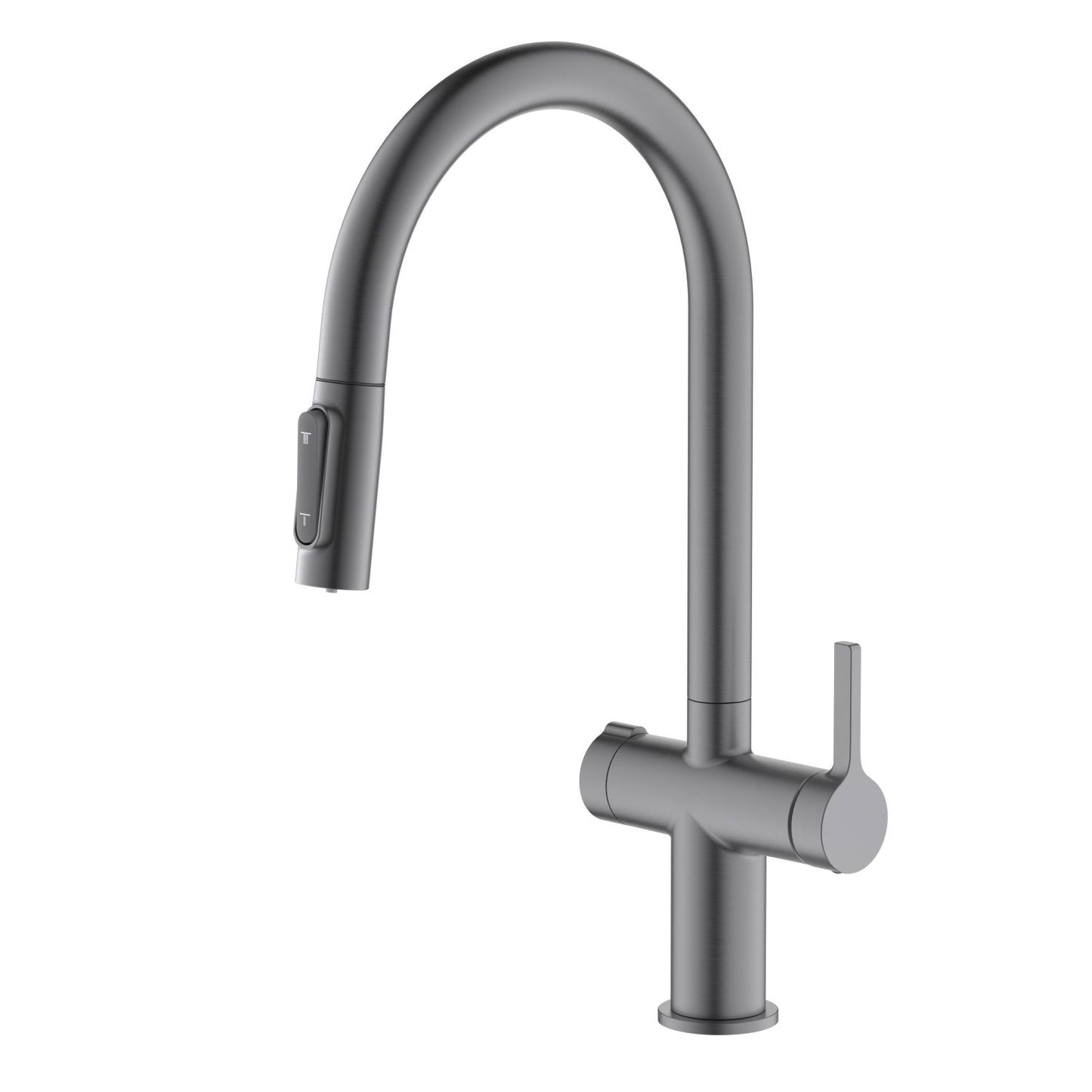 Aquavit Orbit Series Dual Handle High-Arc Water Filter Kitchen Faucet FF21104