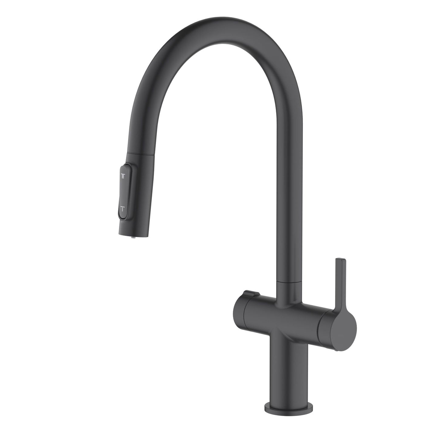 Aquavit Orbit Series Dual Handle High-Arc Water Filter Kitchen Faucet FF21104