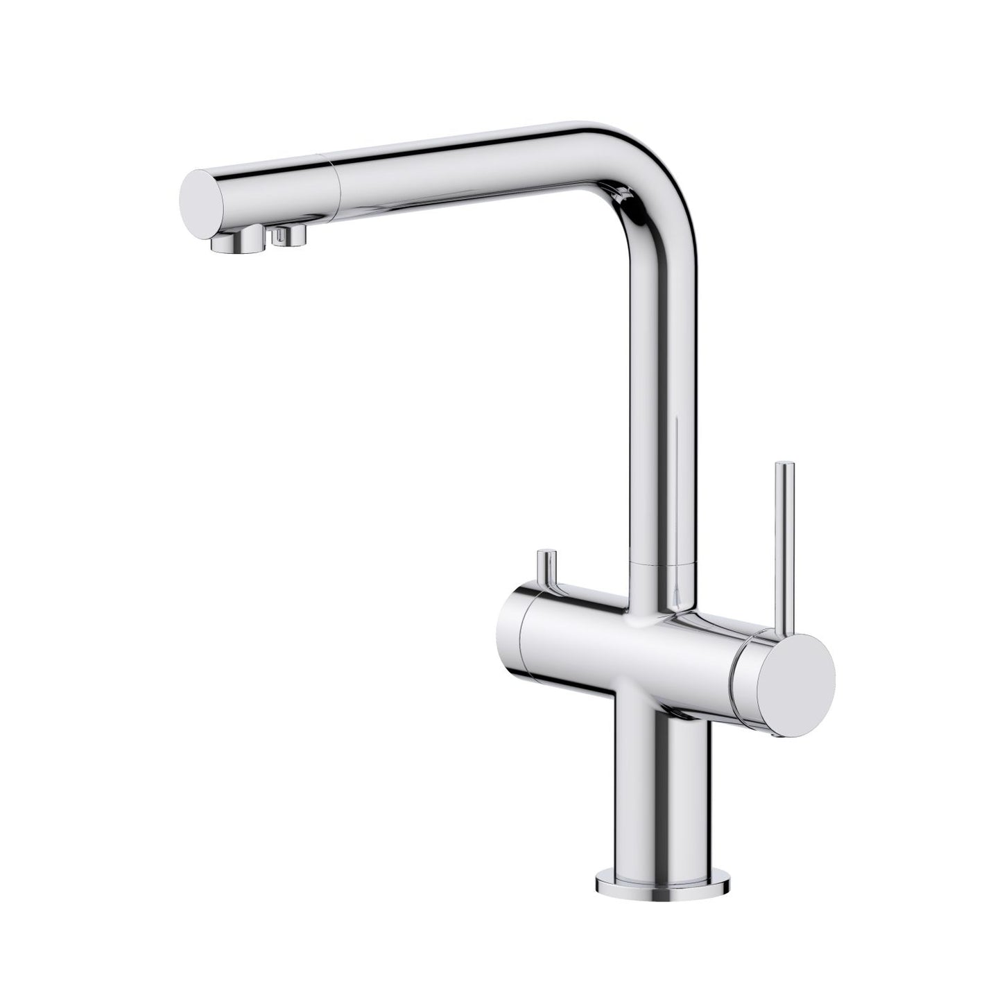 Aquavit Nova Two-Function Kitchen Faucet with Built-In Filtration Handle FF27001