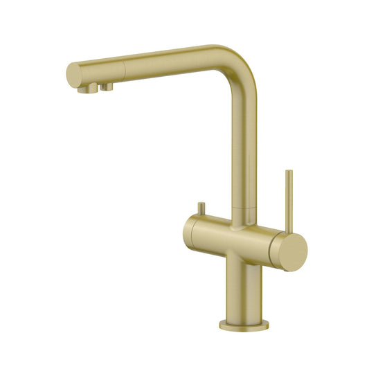 Aquavit Nova Two-Function Kitchen Faucet with Built-In Filtration Handle FF2713