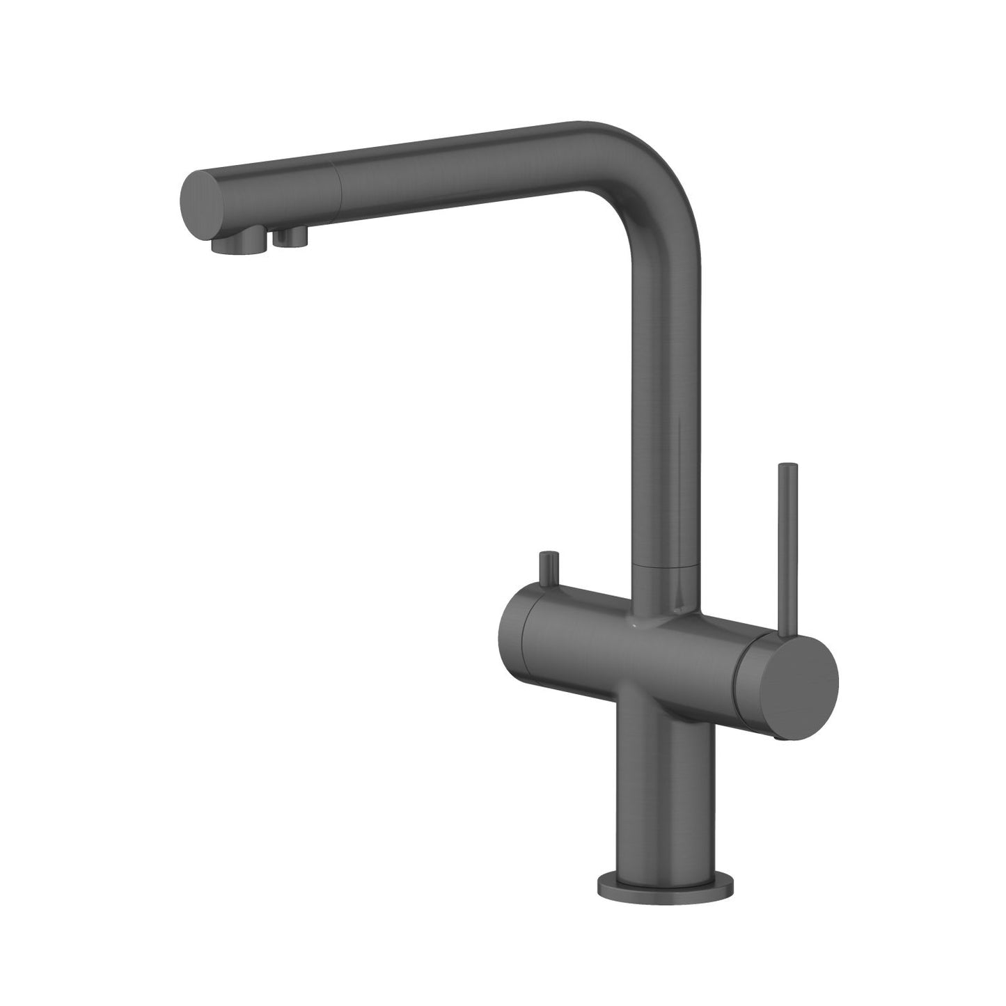Aquavit Nova Two-Function Kitchen Faucet with Built-In Filtration Handle FF2713