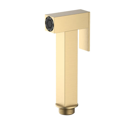 HB04 brushed brass square brass handheld bidet sprayer